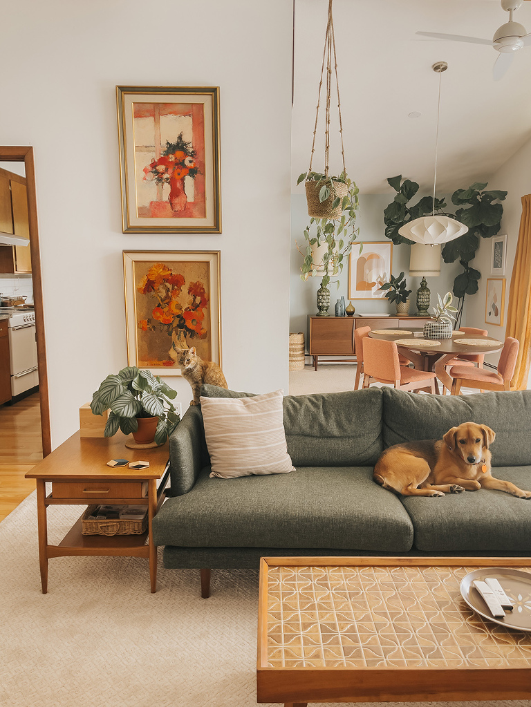 Colorful Retro Mid-Century Home Tour